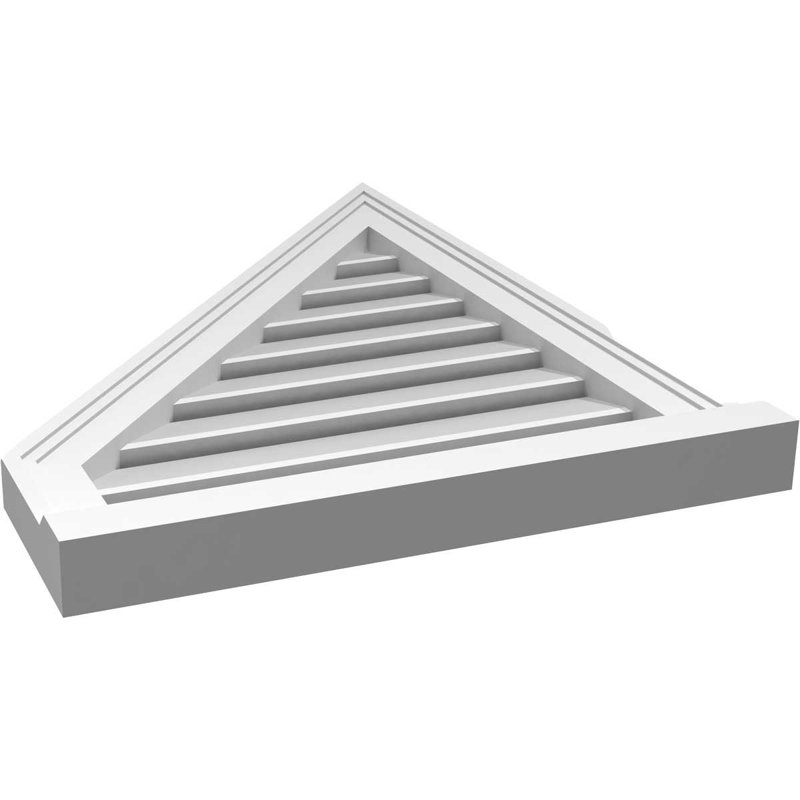 Pente fonctionnelle en uréthane demi-crête à montage en surface gauche Signature 13/12, brun clair apprêté