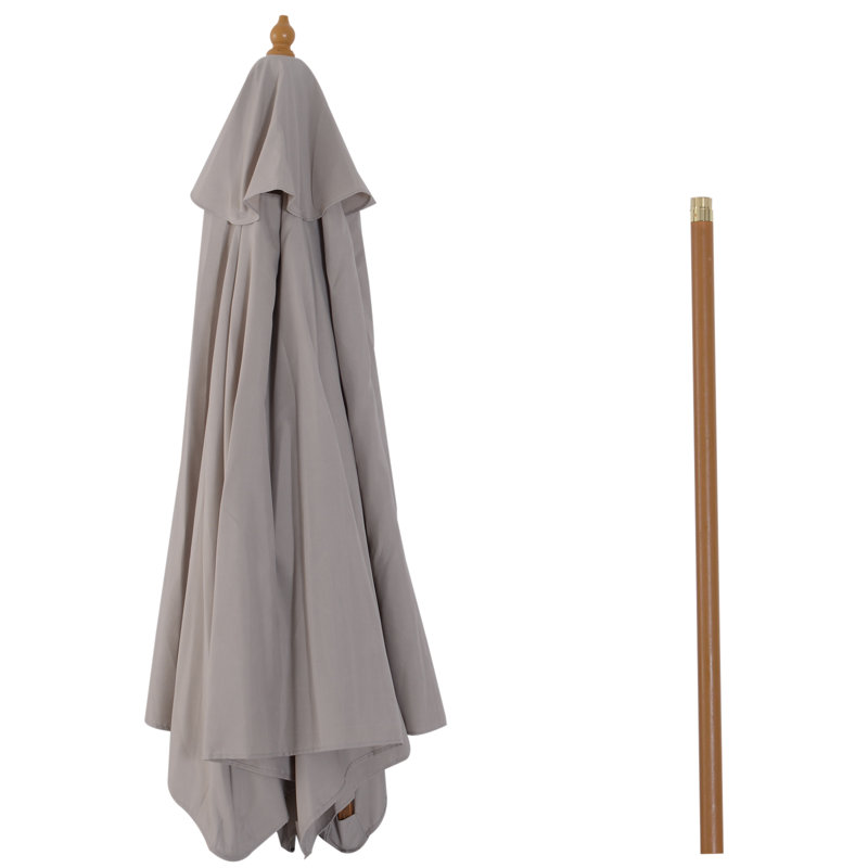 Lakewood 300cm Market Parasol, Grey
