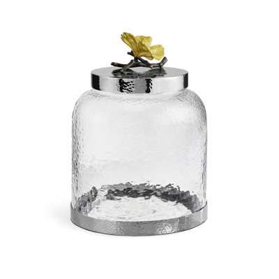 Butterfly Ginkgo Jar