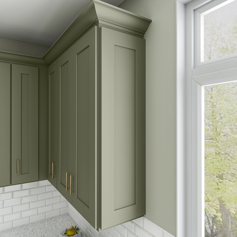 Panneau de porte mural Sinber Saga Green, l 11,5 po x H 41 po, H 41 po x l 11,5 po, Vert sauge
