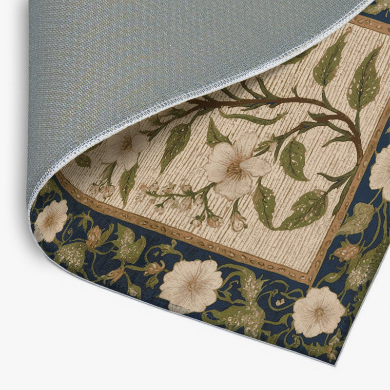 Tapis d'intérieur et d'extérieur brun français, Rectangulaire 2 pi x 3 pi