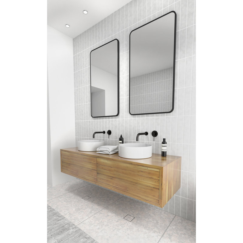 Trinity Metal Mirror, Black