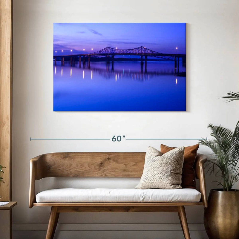 Lilie Steamboat Bill Memorial Bridge, 30" H x 45" W