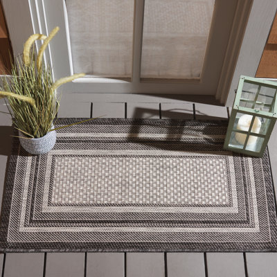 Hance Performance Solid Color Indoor/Outdoor Area Rug