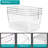 Sorbus 8 Pack Clear Stackable Storage Containers with Lids for Kitchen, Pantry,Cabinet Organization, Large-128732817-128732818