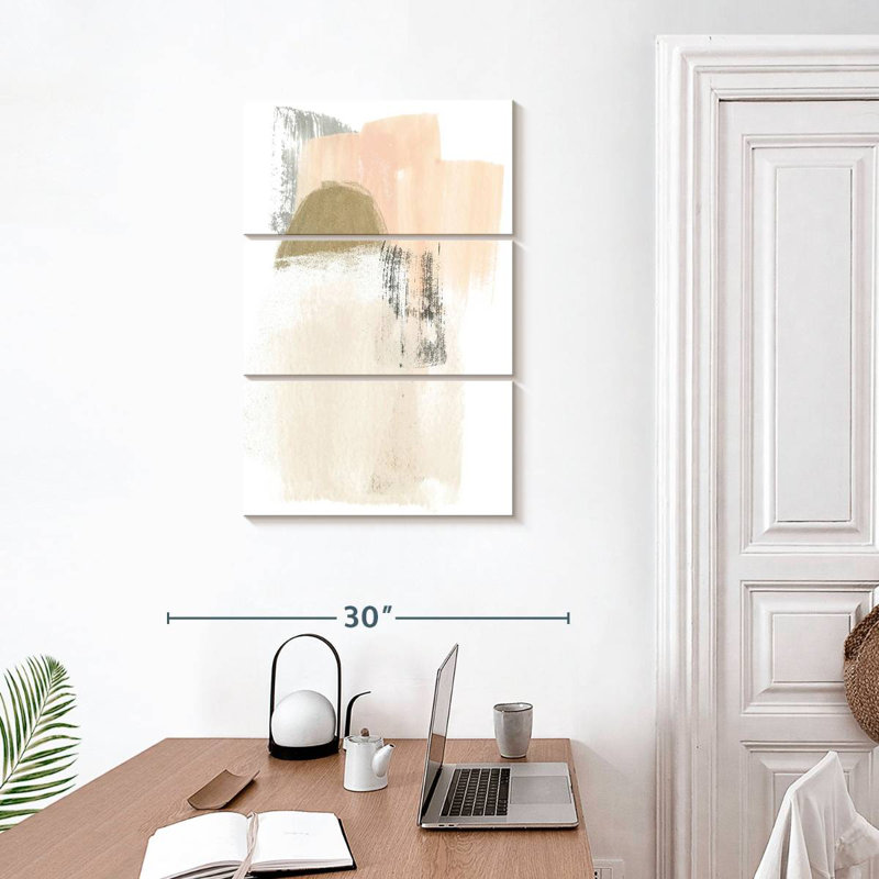 Avery Blush Abstract V, 32" H x 20" W