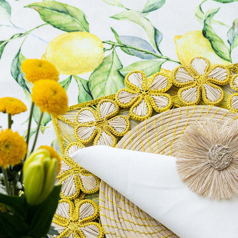 Sorrento Tablecloth, 128" Rectangle