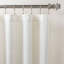 Textured Sheer Dove White Curtain Panel-48034767
