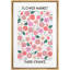 Oeuvre classique "Paris France, rose, rouge, vert, marché aux fleurs, nature, chic et ultra" sur-99142049-99142050