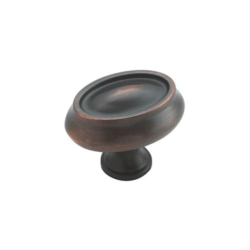 (Paquet de 5) Poignée ovale 1-1 / 2 po bronze huilé