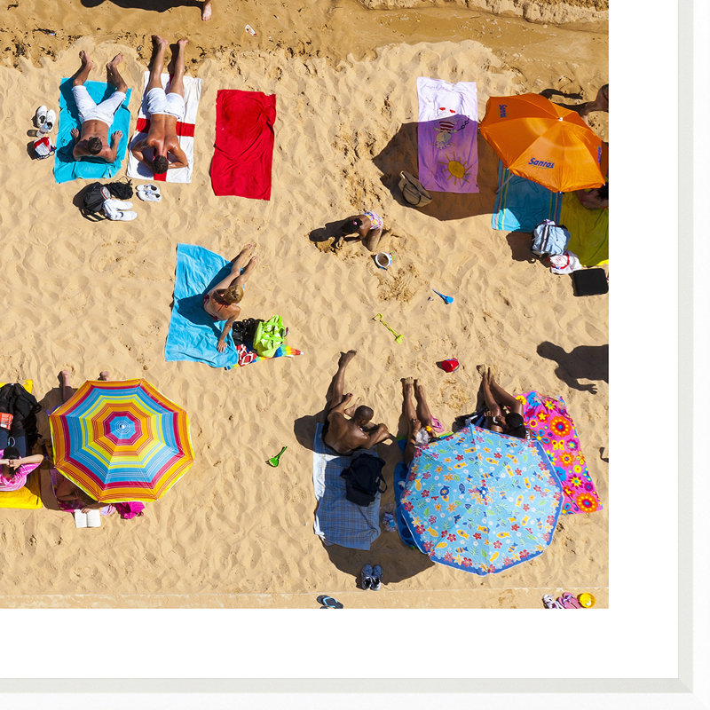 Aerial, Albufeira Beach, Algarve, Portugal Giclee Print
