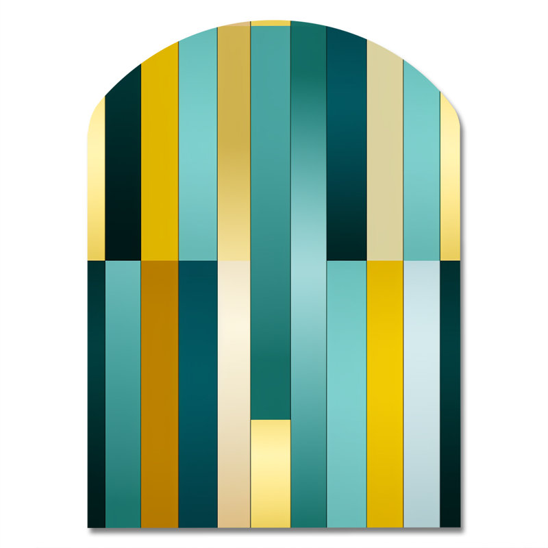 Carmelina - art mural abstrait en métal asymétrique, H 34 po x l 25 po
