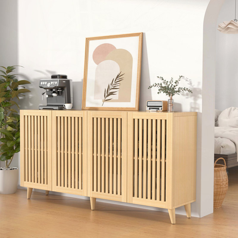 4 Door Buffet Storage Cabinet