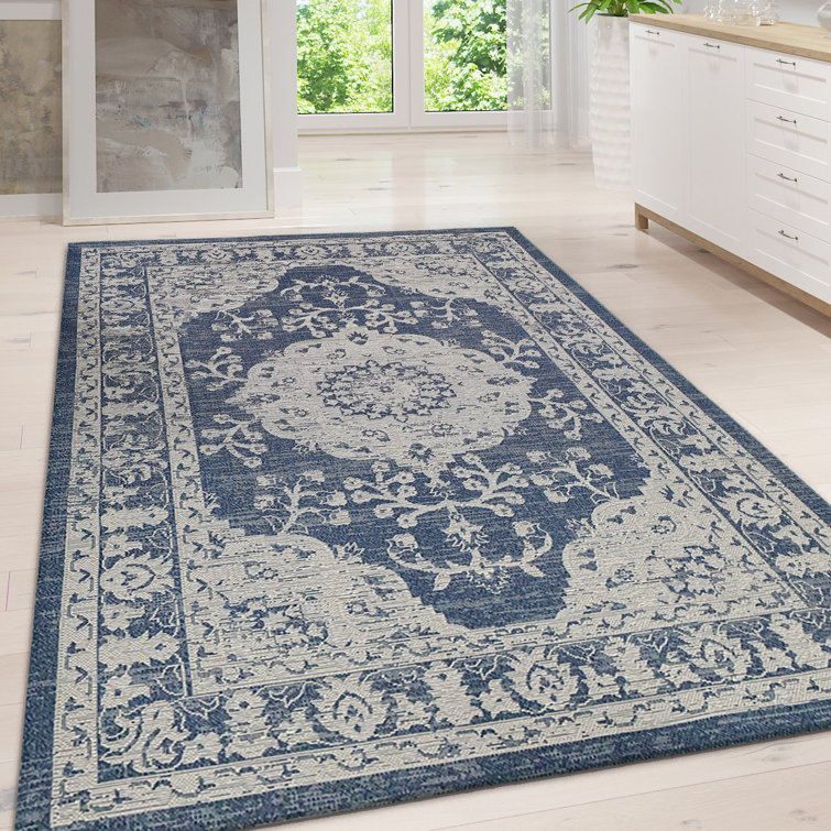 Mcgriff Oriental Cotton Hand Woven Area Rug