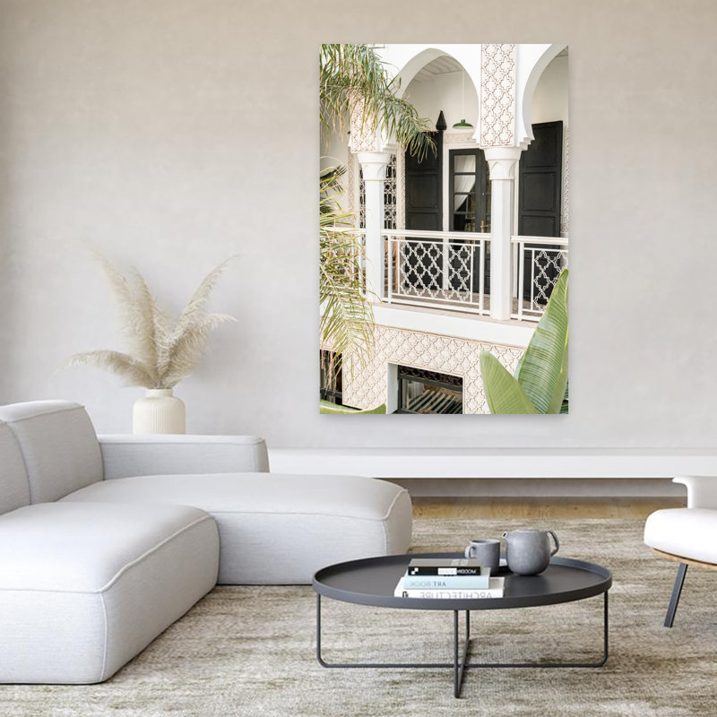 Art mural abstrait contemporain du matin, H 60 po x l 40 po