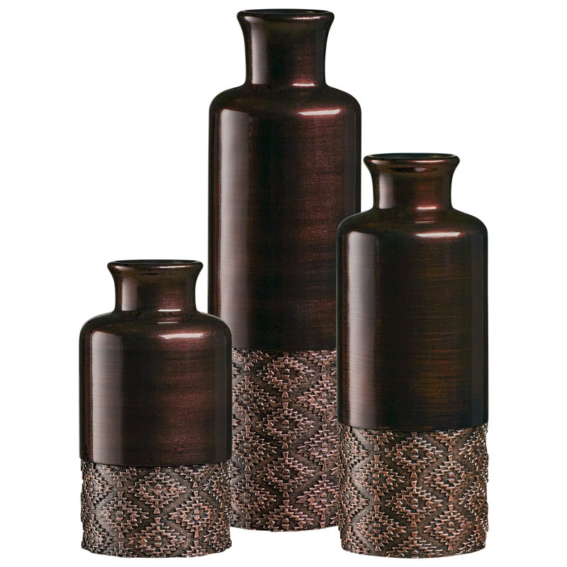 Dublin Table Vase, Brown
