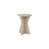 Lisa 40cm Round Side Table Travertin