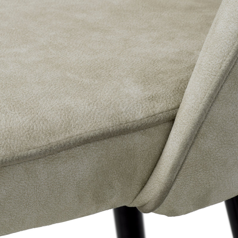 Cliff Upholstered Stool with Metal Frame, Bar Stool (30.91" Seat Height)