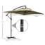 Outsunny 3x2m Cantilever Parasol with Cross Base Crank Handle-96006469