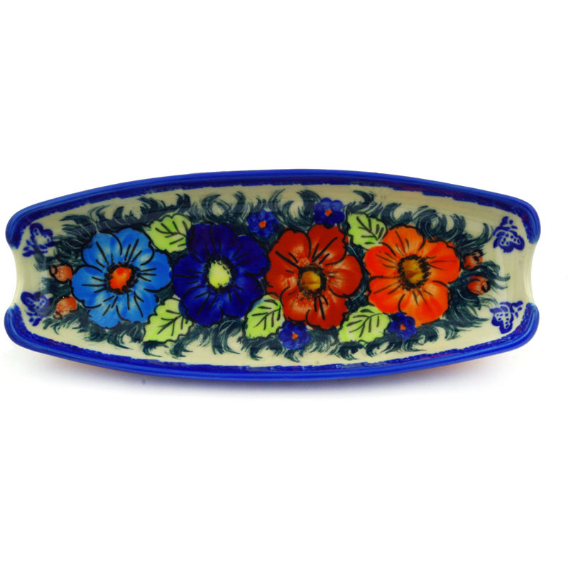 Butterfly Splendor Stoneware Platter