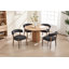 Chaises de salle à manger rembourrées modernes avec dossier incurvé, avec structure en bois massif, pour la salle à manger / salon-1295354268-1295354274