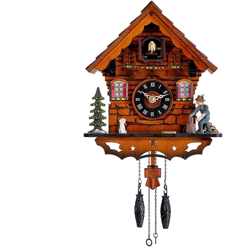 Cuckoo Clock, Traditional Black Forest Clock