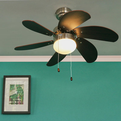 Edelinde 76cm Ceiling Fan with Light Kit
