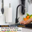 Porte-essuie-tout Deiss Pro pour la cuisine - Acier inoxydable résistant à la rouille, distributeur de papier essuie-tout compact - Argent-116860130