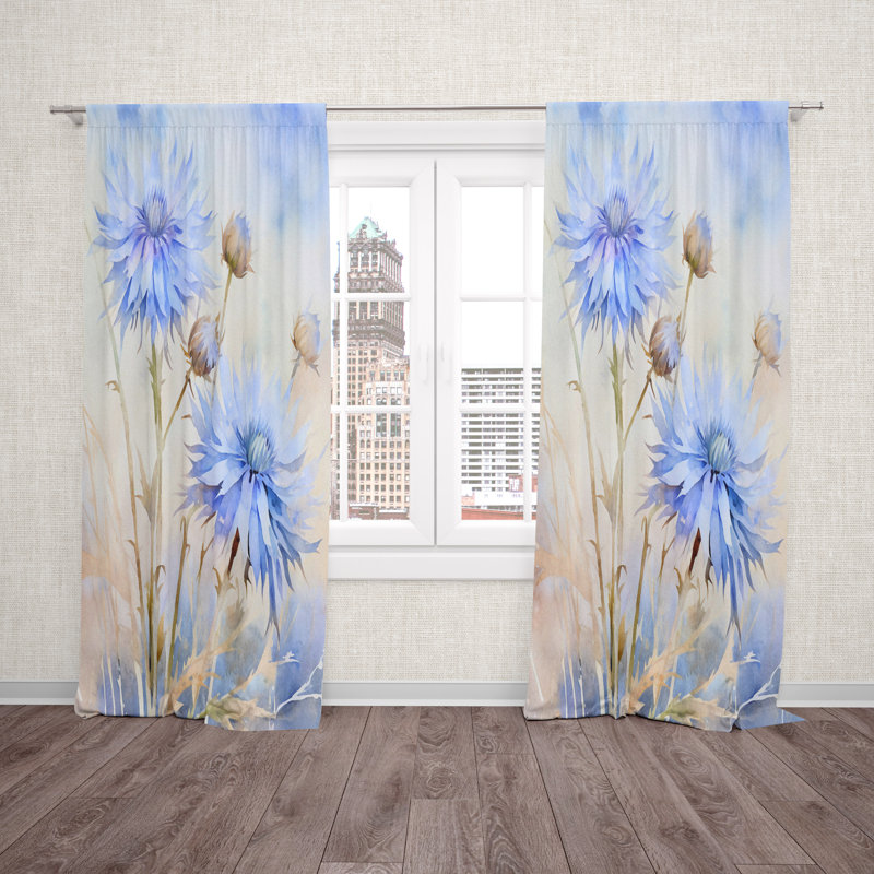 Araina Room Darkening Curtain Pair, 20" W x 82" L