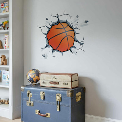 Basketball Peel And Stick Wall Decals