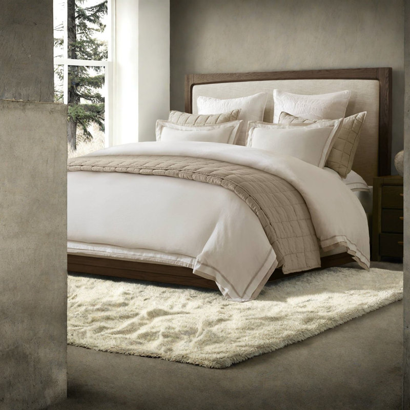 Luxury Bedding Sets, Linen And Rayon Blend, King Comfort