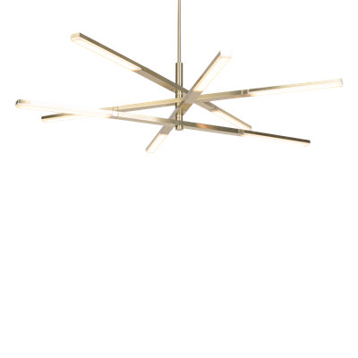 Stacked 8 - Light LED Chandelier