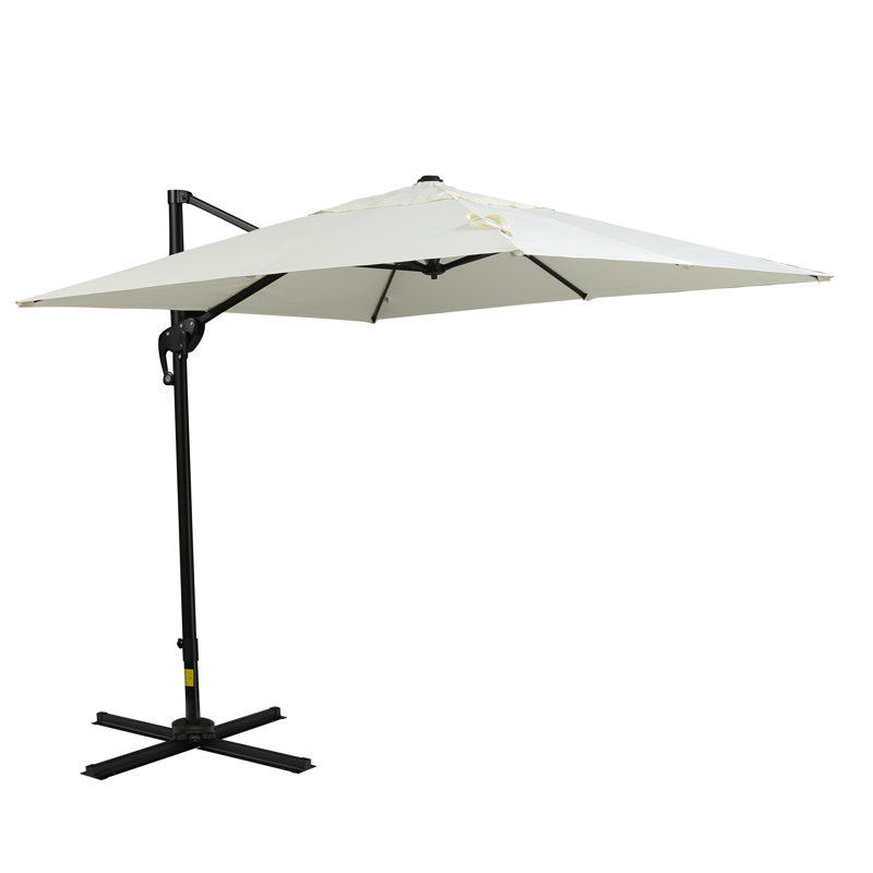 Parasol de marché 8 pi Atavion, Crème