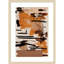 «Earthy Strokes» par Treechild, impression sur bois encadrée