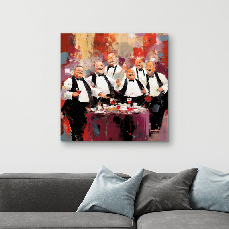 Good friends - 32"x32" art on canvas