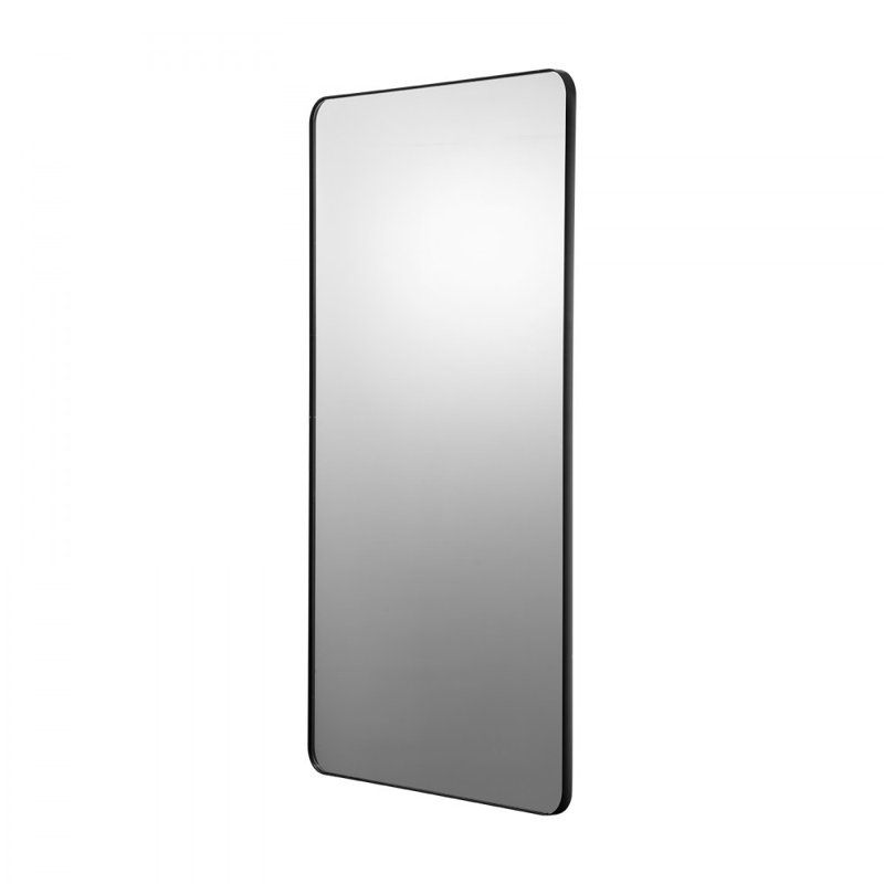 Aluminium Rectangle Mirror, Black, 76.2cm x 139.7cm