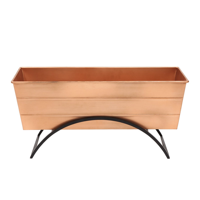 Dyann Metal Planter Box, Copper