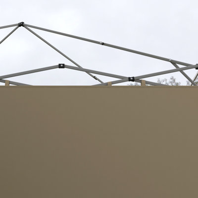 Norene Gazebo Side Panels with Zipped Doors for 3x3 m/3x6 m