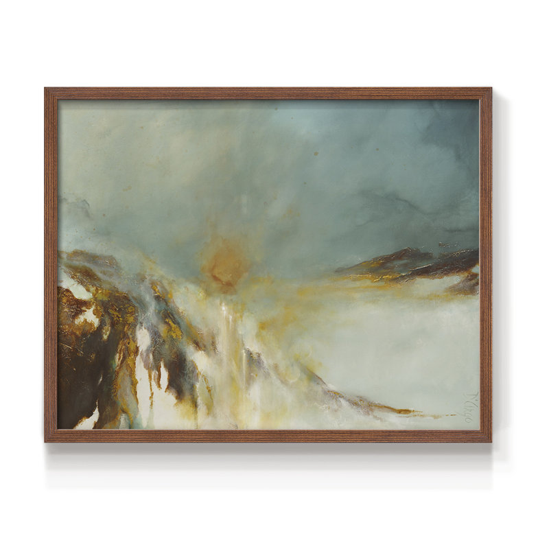 Terra Sol -Framed Print - Restickable, Walnut, 16" H x 20" W