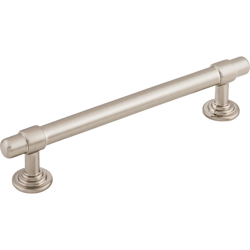 Ellis 5 1/16" Center to Center Bar Pull, Brushed Satin Nickel, 5 1/16" Center to Center