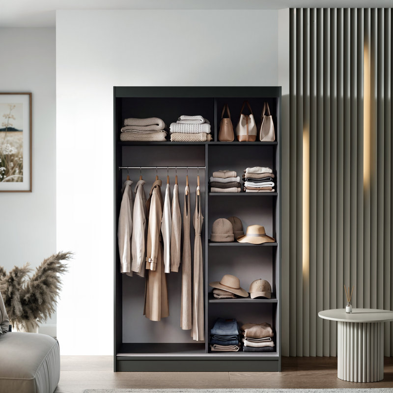Laminate Wardrobe, Czarny mat