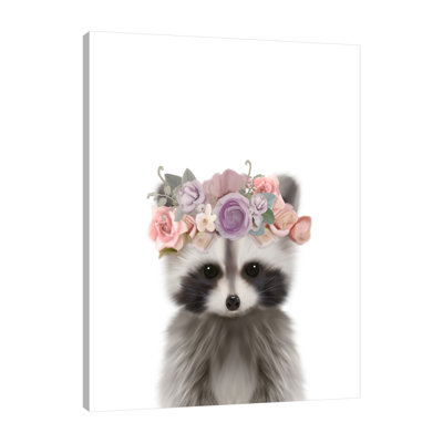 Leah Straatsma " Floral Raccoon "