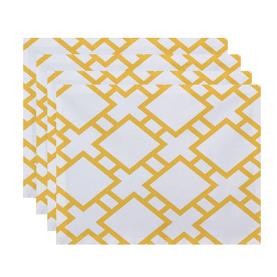 Noxon Polyester Geometric Rectangle Placemat