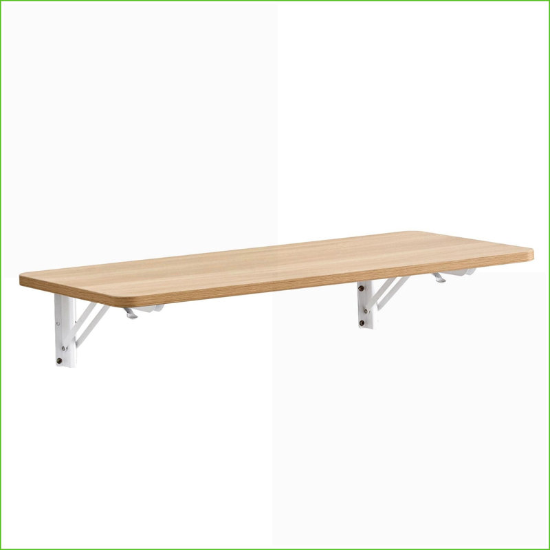 Table pliante murale en acier de calibre 14 peu encombrante pour la salle de lavage, le garage et le bureau personnel