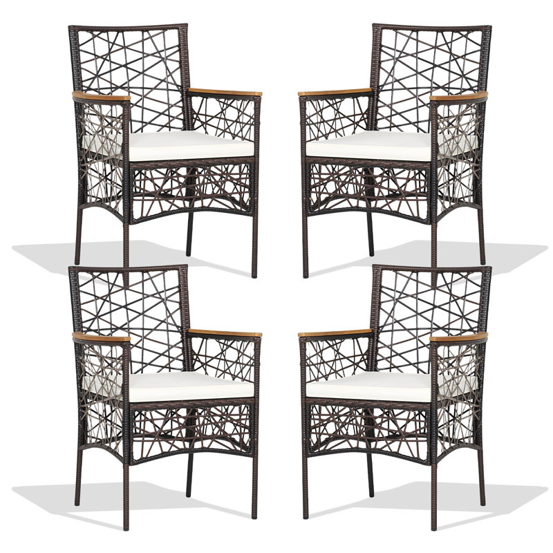Chaise de patio avec coussins