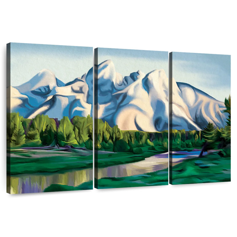 Alvord Grand Teton Daylight Bliss, H 36 po x l 57 po