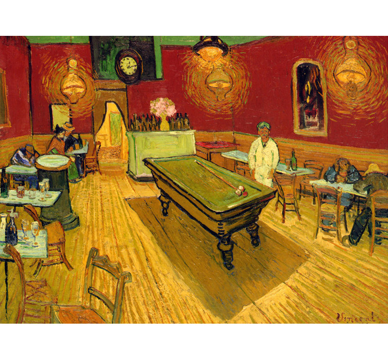 Night Cafe, 36" H x 48" W
