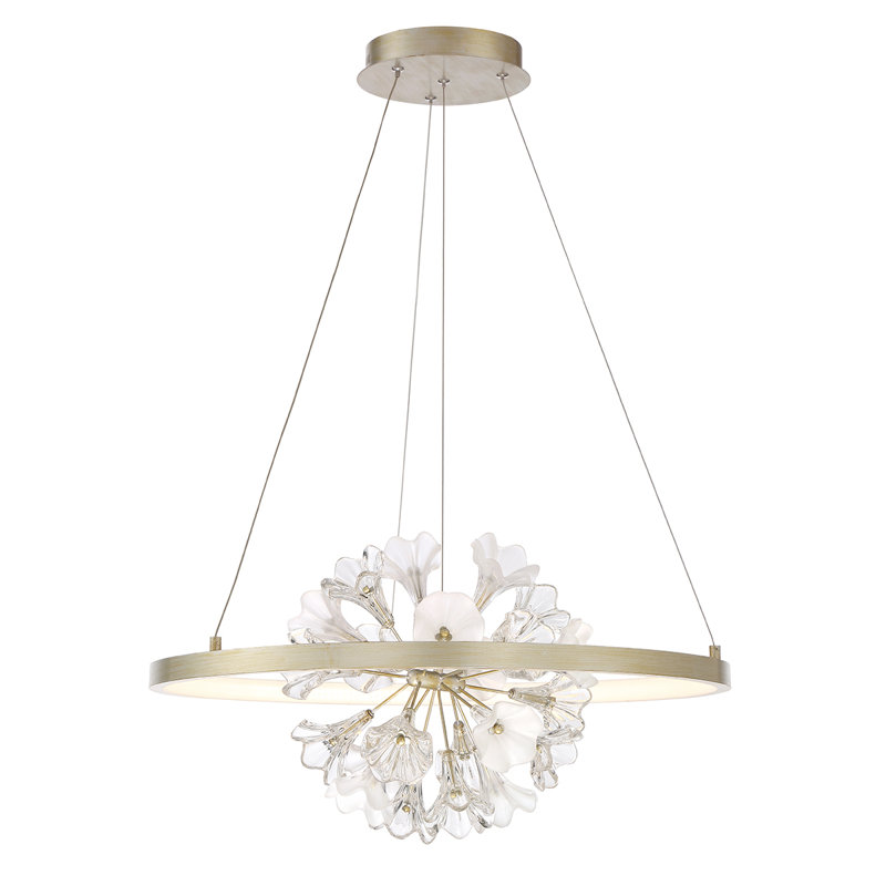  Luminaire suspendu sphérique unique à 1 lumière DEL