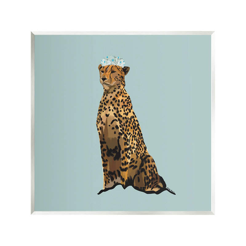 «Regal Leopard with Crown» par Amelia Noyes