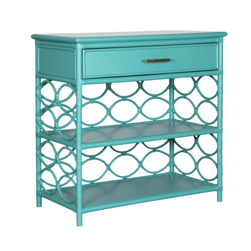 Manning End Table, Turquoise